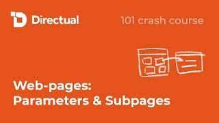 101 crash course | Web-pages: parameters & subpages