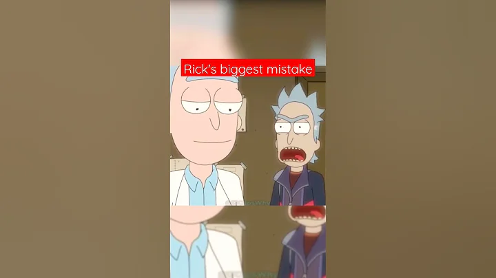 Mistake made in Rick and morty #sad #heartbroken #rickandmorty #animation
