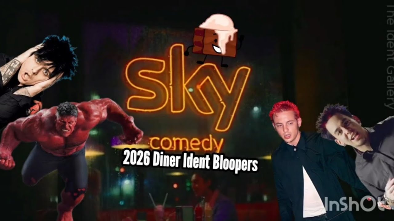 Sky Comedy 2026 Diner Ident Bloopers