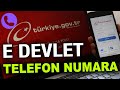 E Devlet TELEFON NUMARA DEĞİŞTİRME
