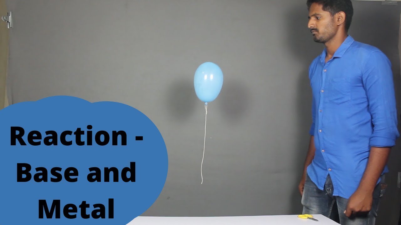 Reaction - Base and Metal | Class 10 Science Lab Experiment - YouTube