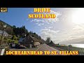 Lochearnhead to st fillans   a85   stirlingshire  4k drive scotland  april 2024