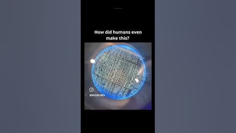CPU Transistors vs Human Hair Comparison 🔬🤯 #education #semiconductor #science