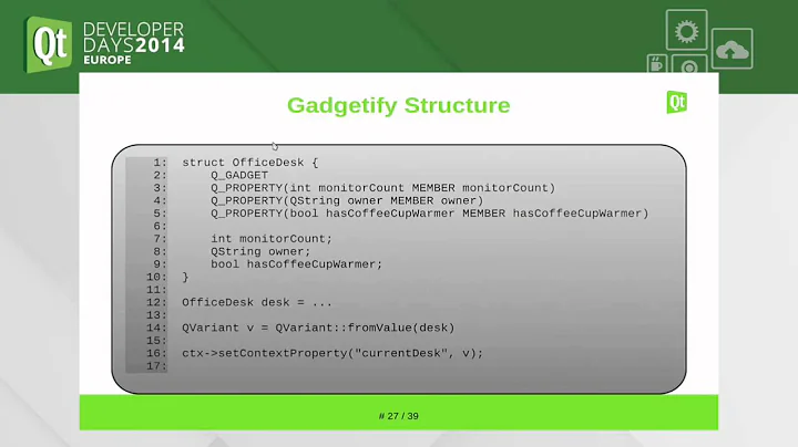 QTDD14 - QML Engine: The rolling stone that gathers no moss - Simon Hausmann, The Qt Company