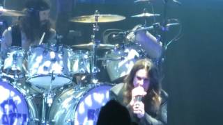 Black Sabbath 2.07.2016 live początek koncertu Kraków  Tauron Arena 1080/60p