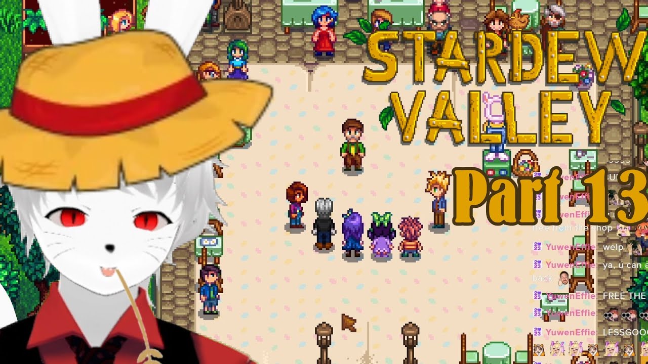 A Rabbit Playing Stardew Valley Update 1.6 Part 13 (Twitch VOD) YouTube