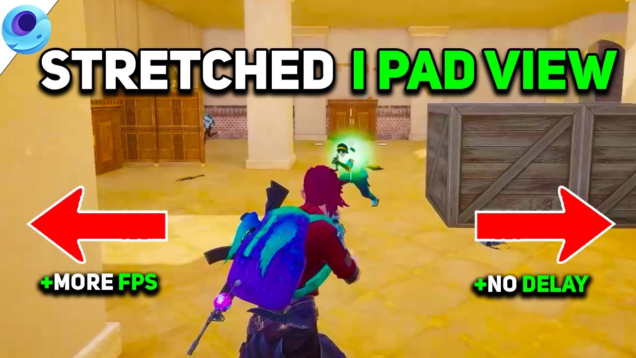 Best I Pad View/Stretched Resolution For Low End Pc✅ on Gameloop Emulator | Improving Quality