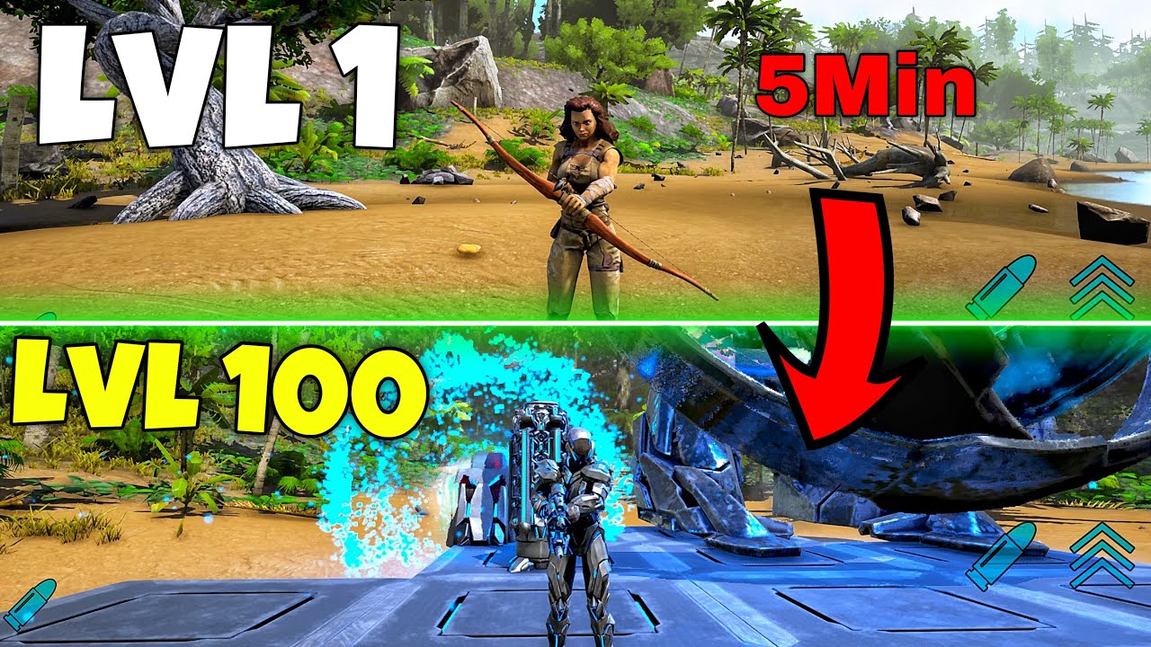 How to lvl up Fast from Lvl 1-80+ in 5 Minutes - Ark Ultimate Mobile ...