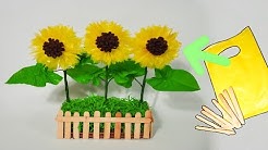 cara membuat bunga matahari  plastik kresek dan vas bunga | best out of waste idea - Durasi: 9.00. 