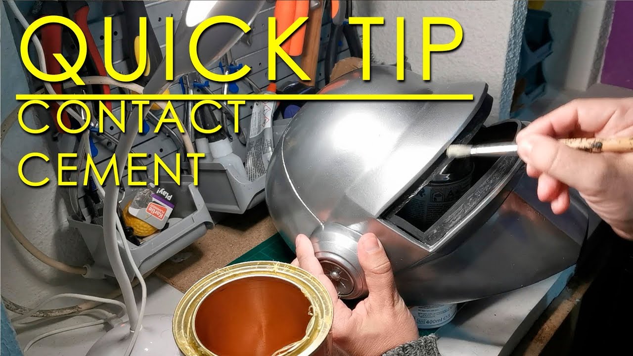 QUICK TIP - CONTACT CEMENT - YouTube