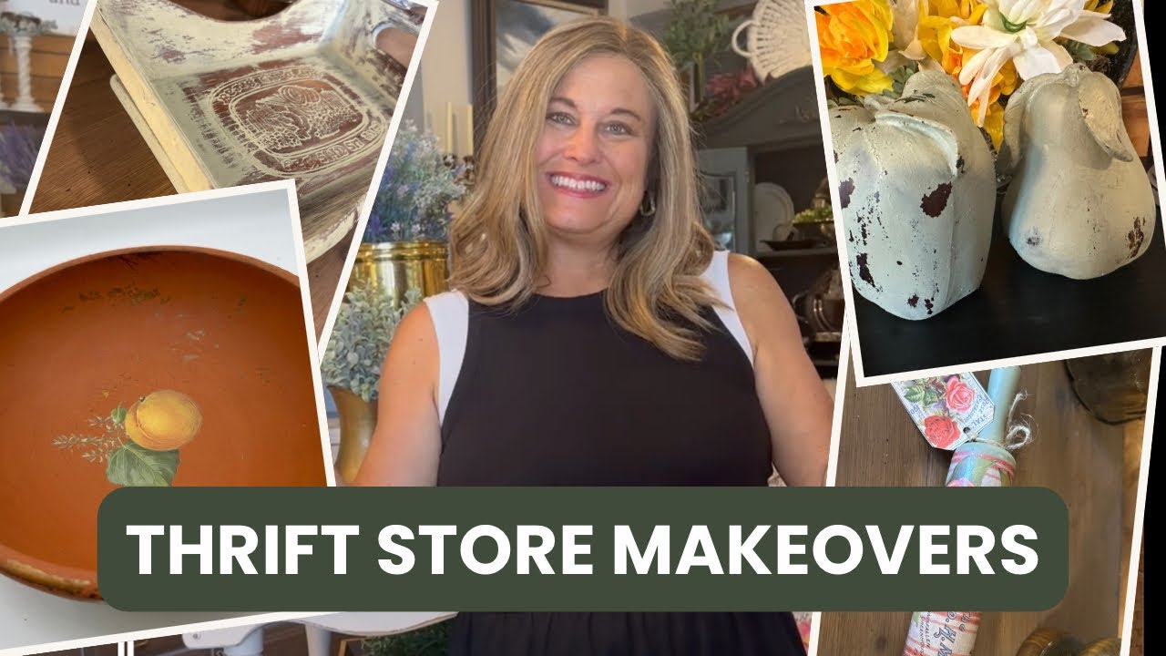 Kitchen Thrift Store Makeovers for Resale. Iron Orchid Designs/Fusion Mineral Paint/Roycycled Paper