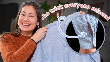 How to sew a continuous bound sleeve placket *perfectly with no pins!*