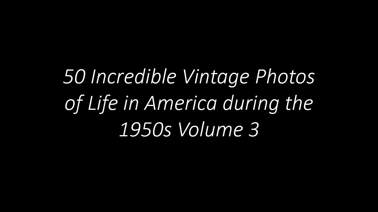 50 Incredible Vintage Photos of Life in America during the 1950s Volume 3