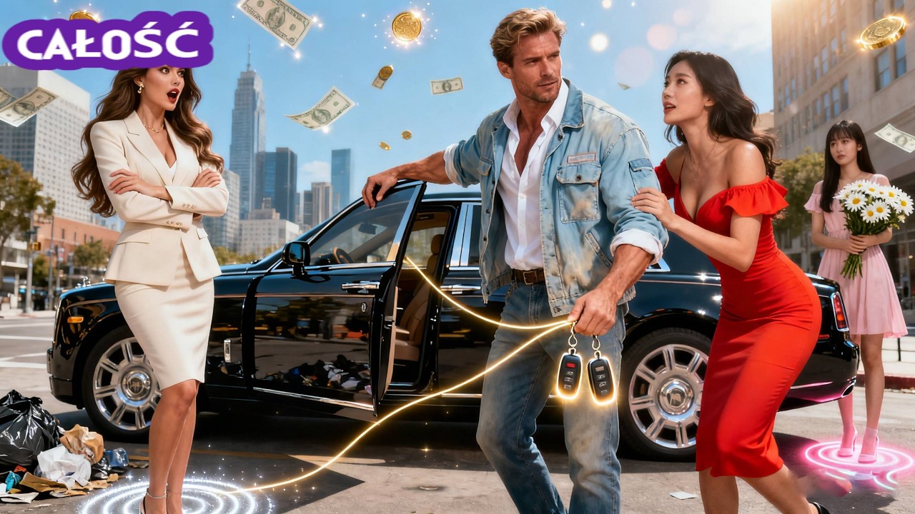 Udając czyszczącego na randkę, stał się kierowcą CEO! Gorąca ciotka i dziewczyna go goní bez przerwy