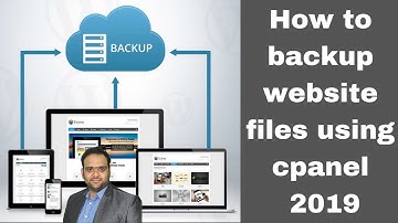 How to backup website files using cpanel 2019