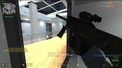 Counter-Strike: Source Offensive - cs_agency - Agency from CS: GO now in CS: Source - AUG is great