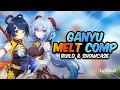 MOST POWERFUL MELT COMP! Ganyu Melt DPS Showcase & Guide | Genshin Impact