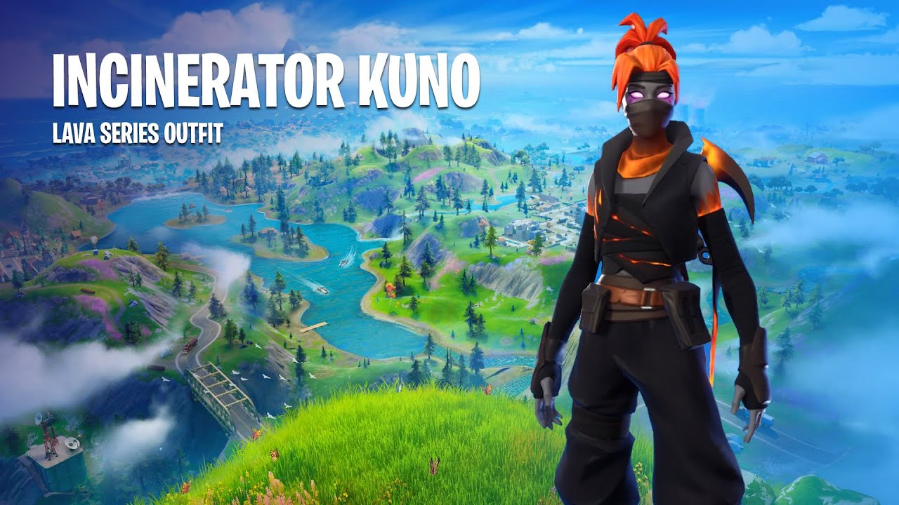 Incinerator Kuno Lava Series Outfit Skin Fortnite YouTube