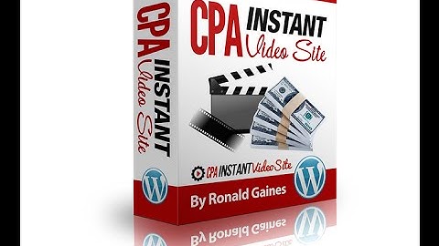 CPA Instant Video Site Plugin Review and Bonuses by Brett Rutecky