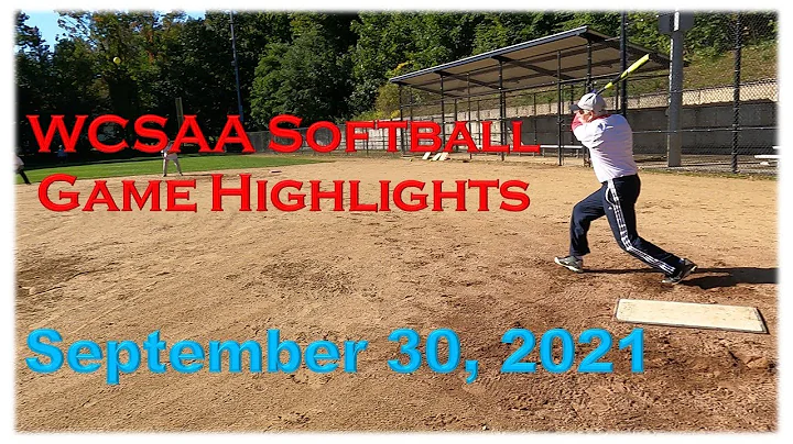 September 30, 2021 - WCSAA Softball Game Highlights