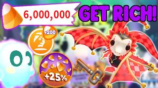 Get MORE Candy corn and GET RICH! | Adopt Me Halloween Update Roblox | Riivv3r