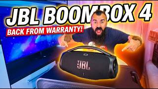 I finally got the new JBL Boombox 4 from WARRANTY!