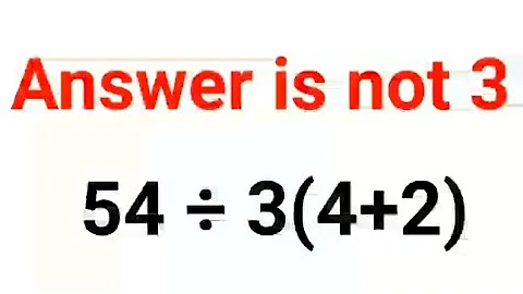 54÷3(4+2) The answer is not 3. Many got it wrong!  Ukraine Math Test #math #percentages #ukraine