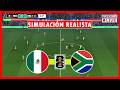 México vs Sudáfrica | Mundial 2026 | Simulación Realista | eFootball PES 2021
