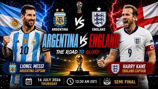 🏆 FIFA World Cup 2026 LIVE 🔥 Argentina vs England | Full Match | EA FC 26