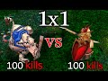 Butcher vs Silencer with 100 kills | 25 Level No items | Who Will Beat?