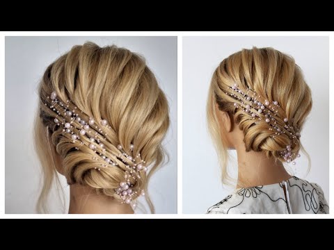 the pearls omg🤍✨ #braids #heatlesshair #pearlhairstyles #pearls #curl, Hairstyles Ideas