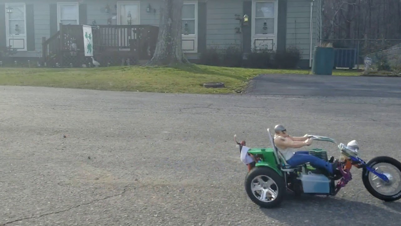 Nitro trike test run#3 - YouTube