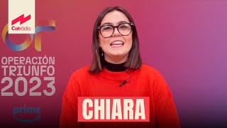 Parlem amb CHIARA: "És només un concurs i som molt companys"