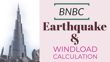 Earthquake & wind load calculation in bangla as per BNBC