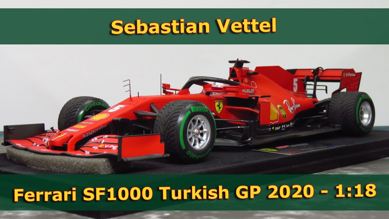 Sebastian Vettel - Ferrari SF1000 - Turkish GP 2020 - Looksmart 1:18 model  cars review