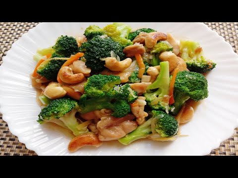 Video: Gewokte Kip Met Paprika, Broccoli En Cashewnoten