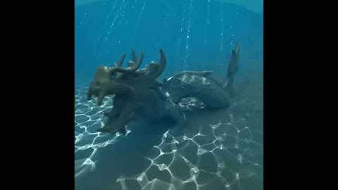 Caustic animation using renders scenes from Bryce