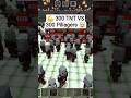 300 TNT VS 300 Pillagers 😱 | Who Will Win | #shorts #viral #trending #minecraft