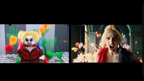The Suicide Squad 2021 Side by Side Trailer in LEGO (Lego Stop motion)