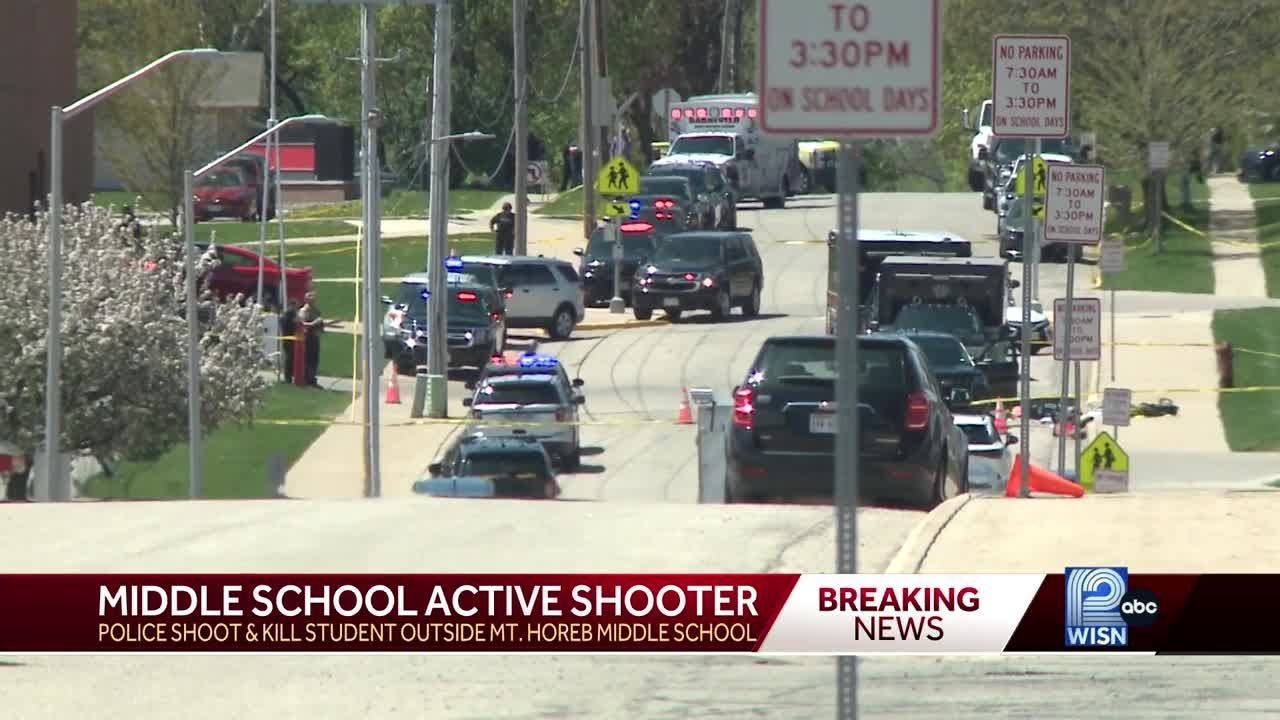 Mount Horeb police shoot, kill student with gun outside middle school