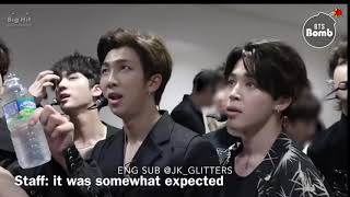 [ENG SUB] RM destroying JK’s Shirt BTS - Bangtan Bomb 정국이 셔츠찢은 파괴의신 남준이의 핑계 ㅋ