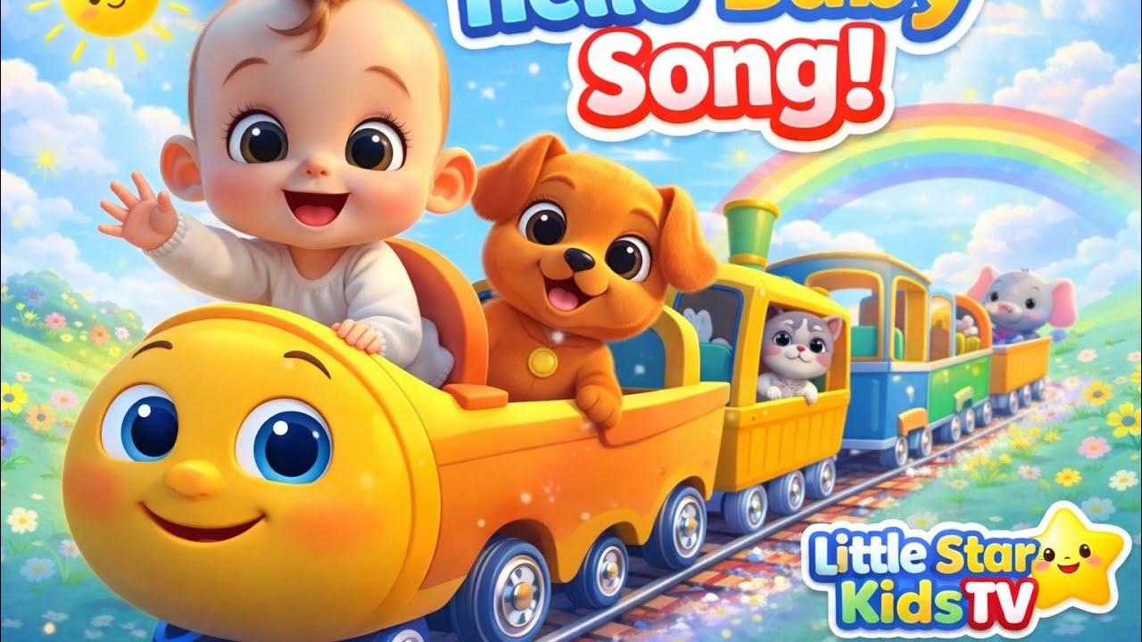 Hello Baby 👶 | Cute Baby Song for Kids | Little Star Kids TV ⭐