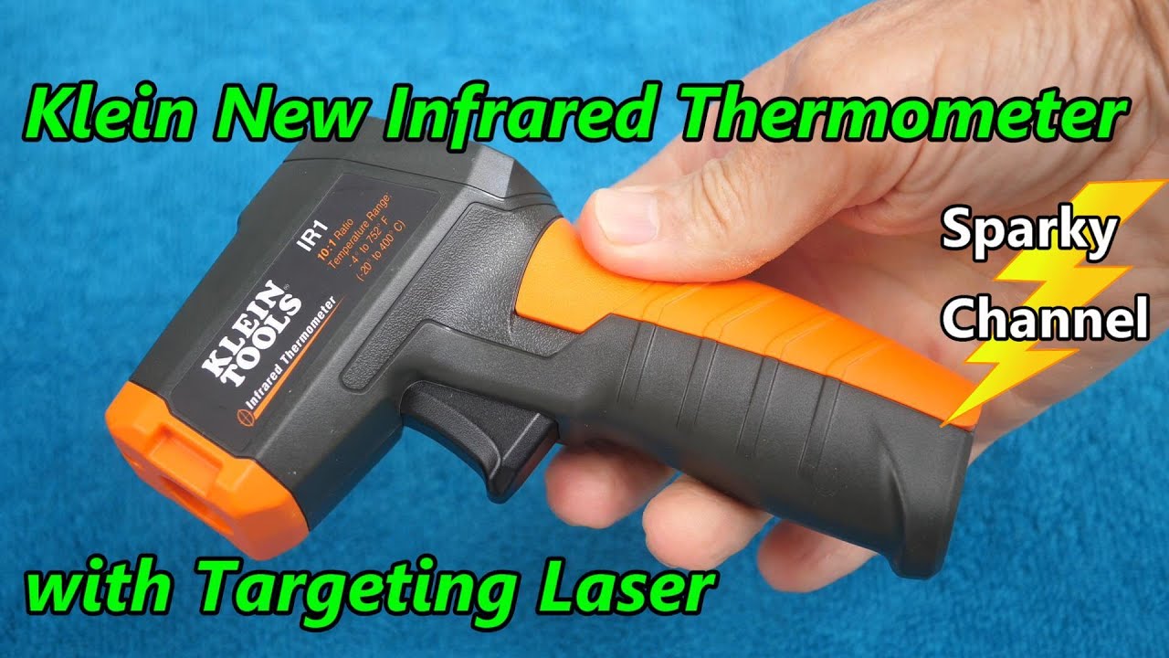 Klein Tools IR1 Infrared Digital Thermometer with Targeting Laser