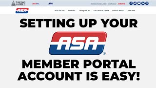 Setting Up Your ASA Member Account is Easy! screenshot 5