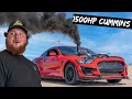 Speed Testing 1500HP Cummins Mustang