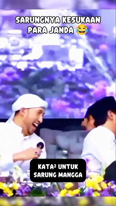 Abah Anza automatically laughs out loud at the widows' favorite mango sarong, the latest Anwar Za...