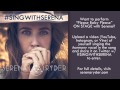 #SINGWITHSERENA US Contest (Please Baby Please)