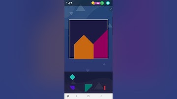 How To Solve Smart Puzzles Tangram Simple Level 1-27 Walk Through Solution Walkthrough Pixign