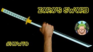 DIY: How To Make Zoro's Enma Sword From Paper  Easy Paper Katana #onepiece  #anime 