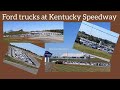 A lot of Ford trucks at Kentucky Speedway